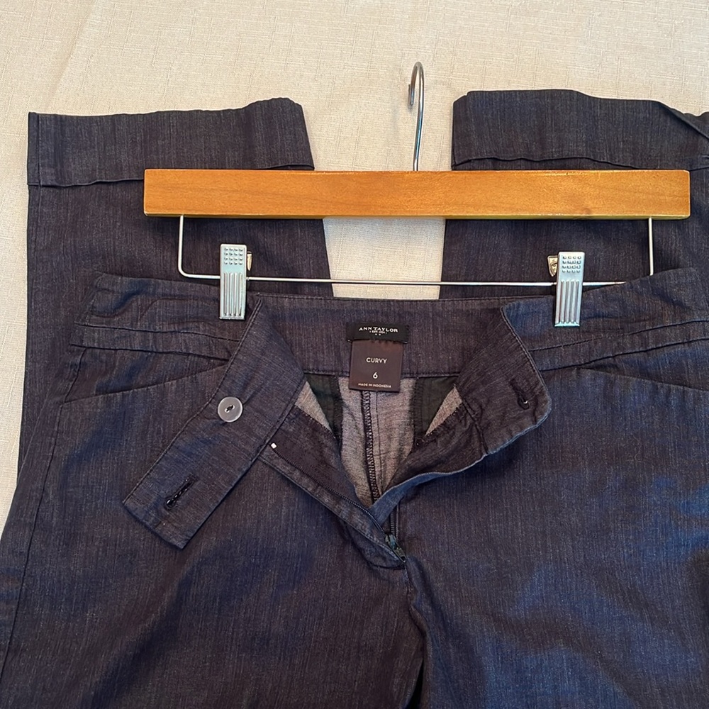 ANN TAYLOR Capris Straight Leg Dress Pants - Picture 3 of 8